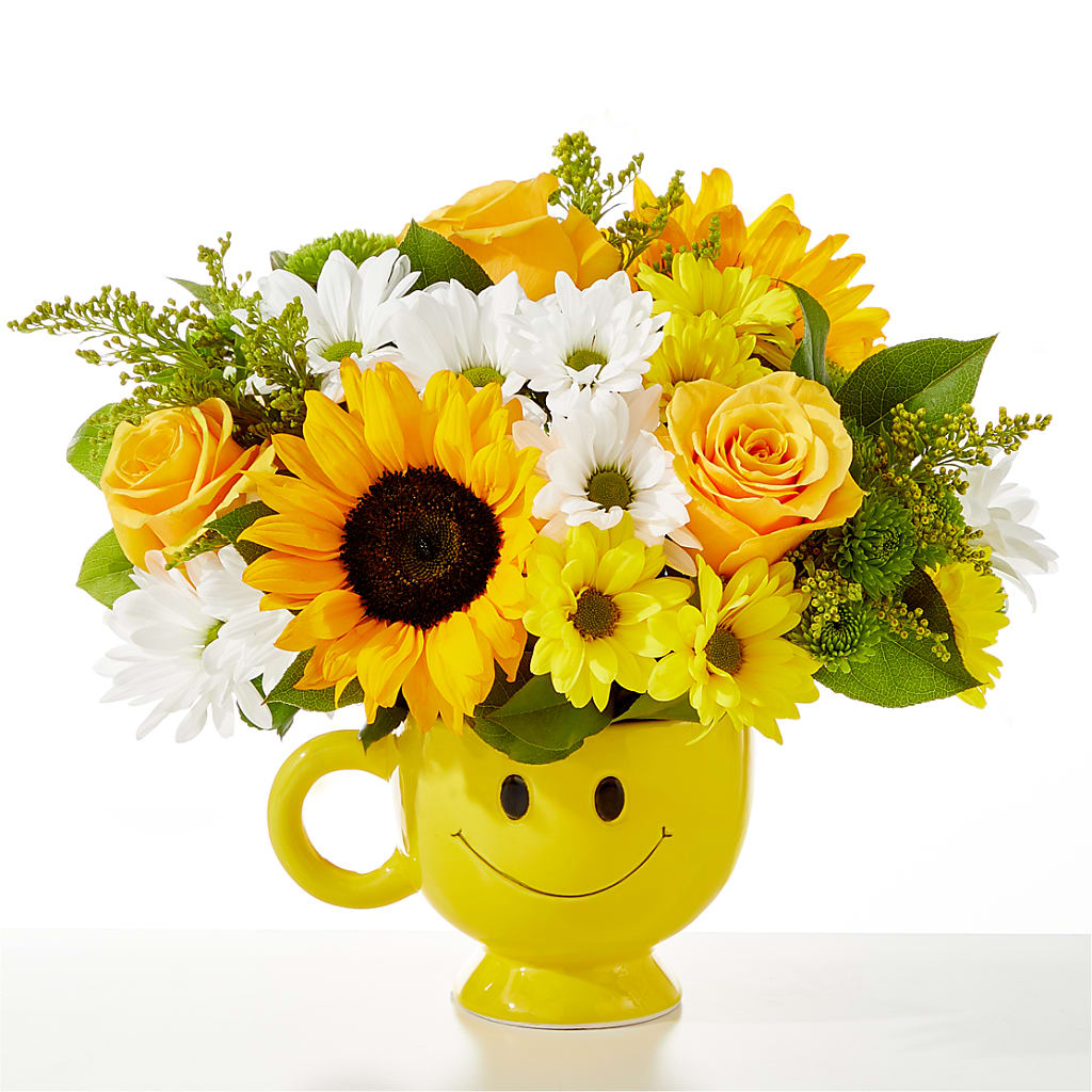 Be Happy Bouquet – GEORGE'S FLOWERS, Los Angeles CA