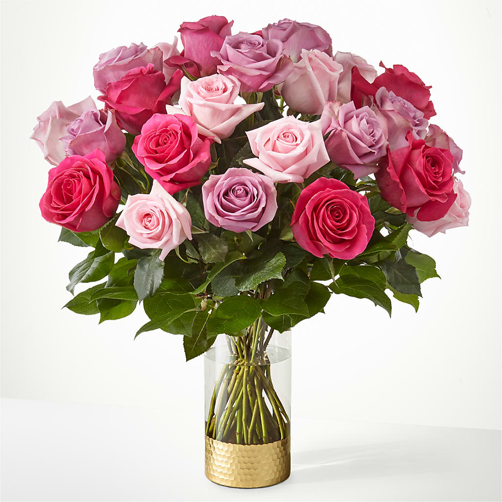 Pure Beauty Mixed Roses – GEORGE'S FLOWERS, Los Angeles CA