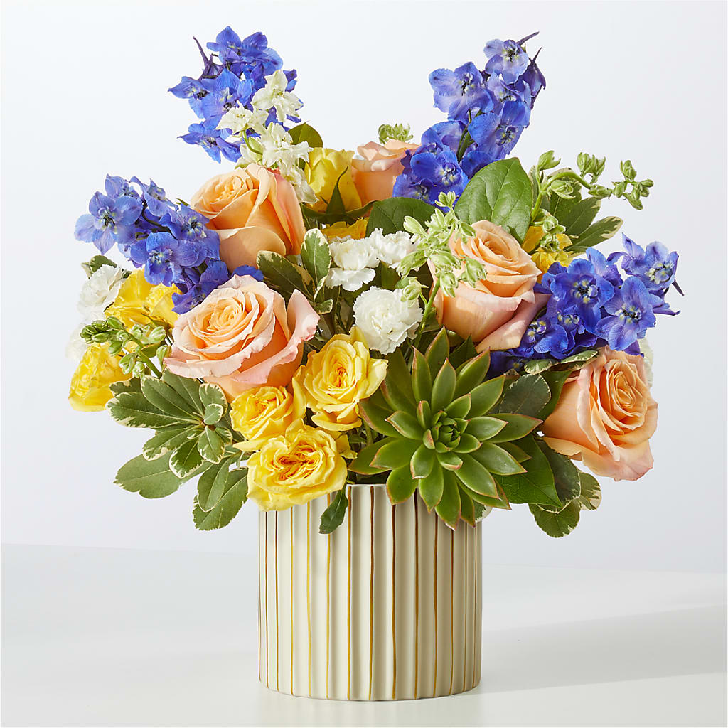 Cobalt Reverie Bouquet – GEORGE'S FLOWERS, Los Angeles CA