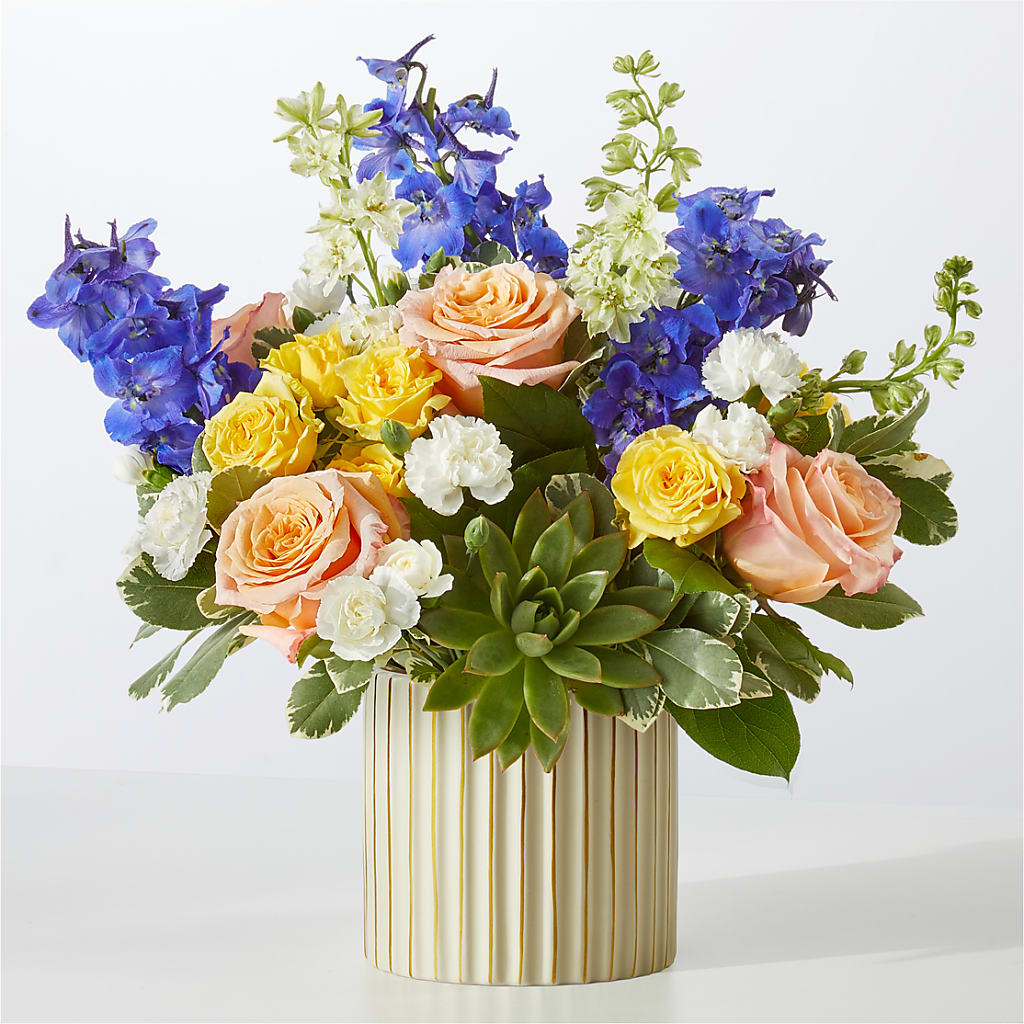 Cobalt Reverie Bouquet – GEORGE'S FLOWERS, Los Angeles CA