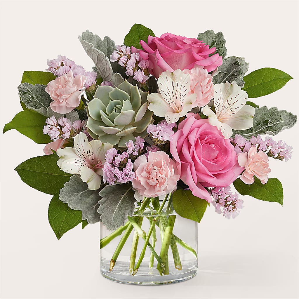 Dusty Rose Bouquet – GEORGE'S FLOWERS, Los Angeles CA