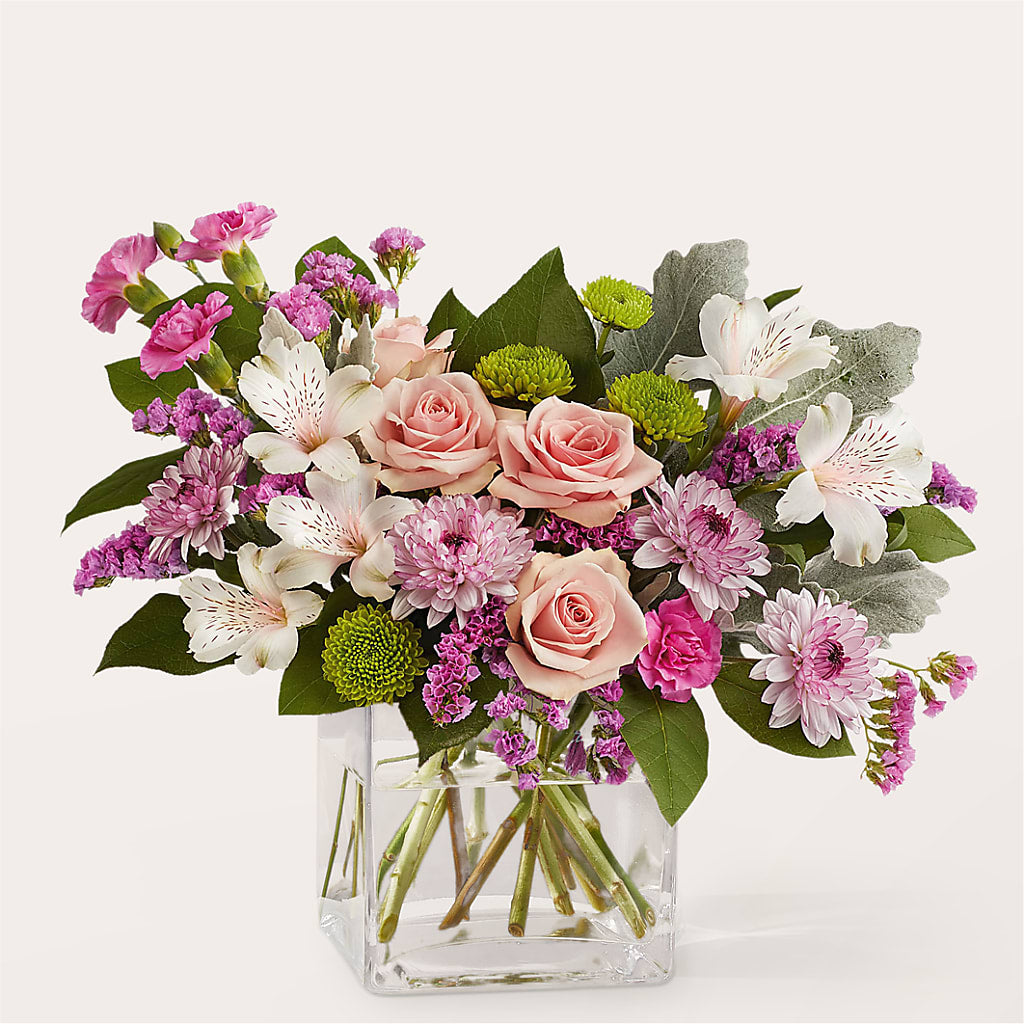 Pink Suede Bouquet – GEORGE'S FLOWERS, Los Angeles CA