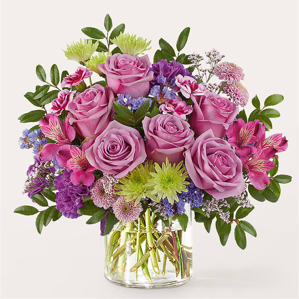 Glass Half Full Bouquet – GEORGE'S FLOWERS, Los Angeles CA