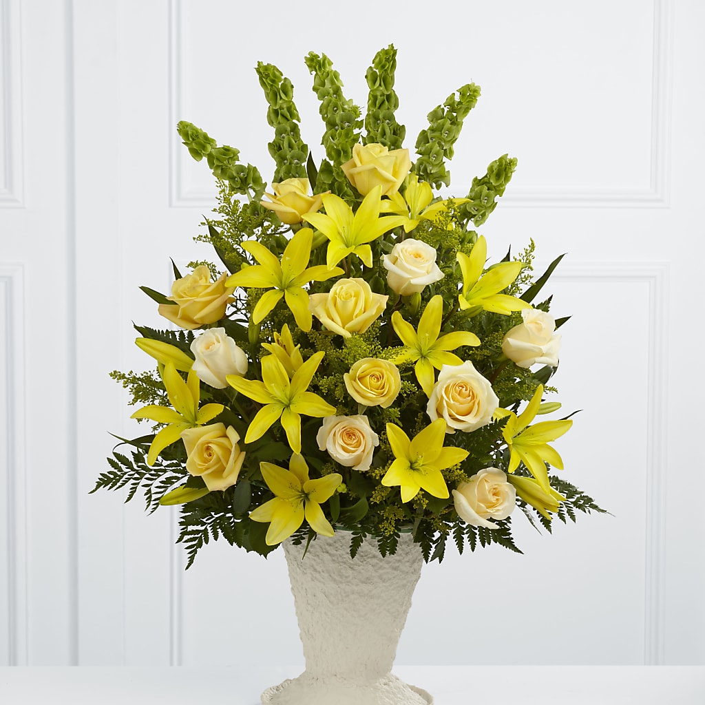 Golden Memories Arrangement – GEORGE'S FLOWERS, Los Angeles CA