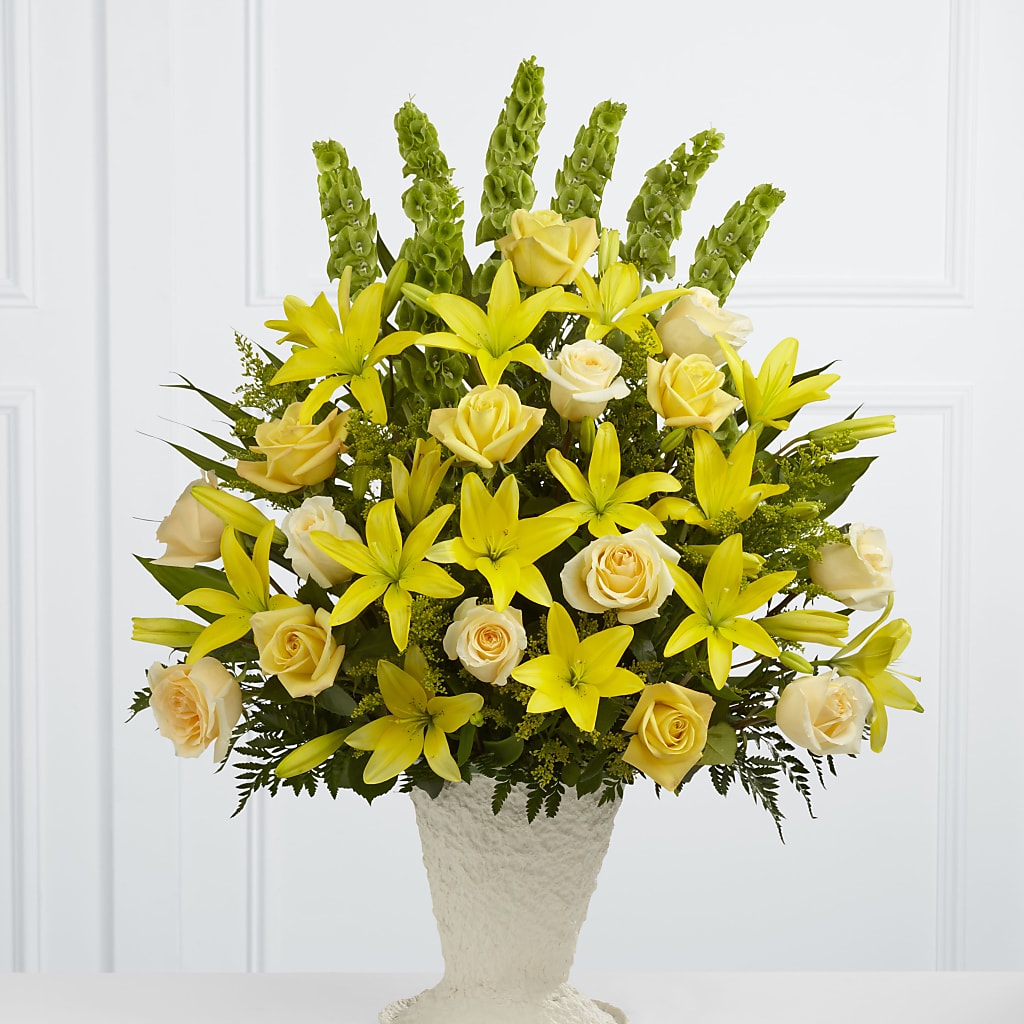 Golden Memories Arrangement – GEORGE'S FLOWERS, Los Angeles CA