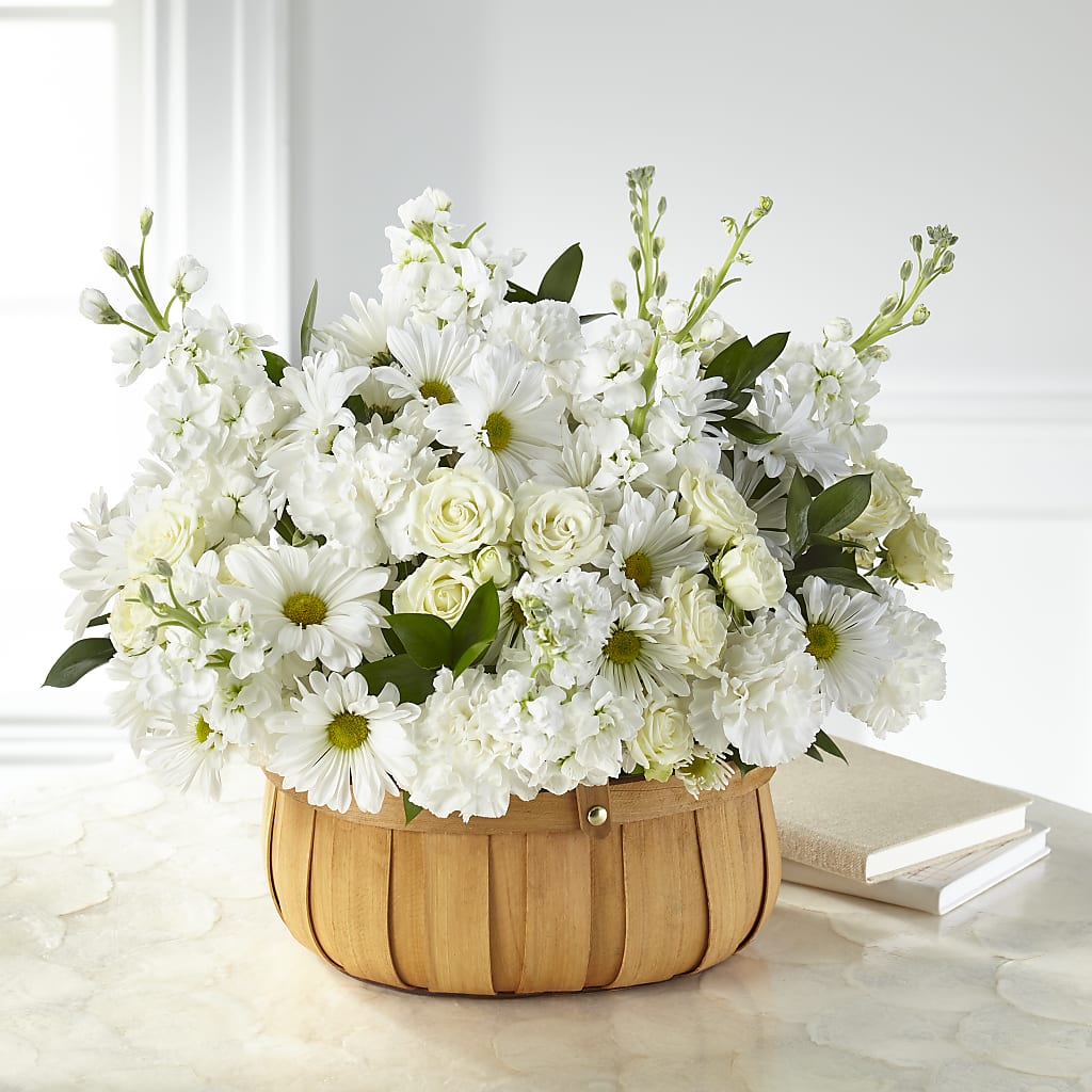 Graceful Garden Basket – GEORGE'S FLOWERS, Los Angeles CA