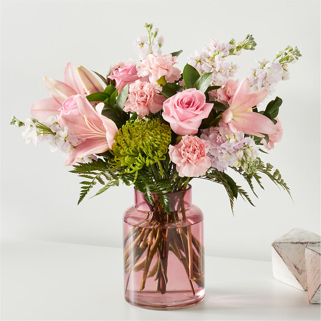 Pretty in Pink Bouquet – GEORGE'S FLOWERS, Los Angeles CA