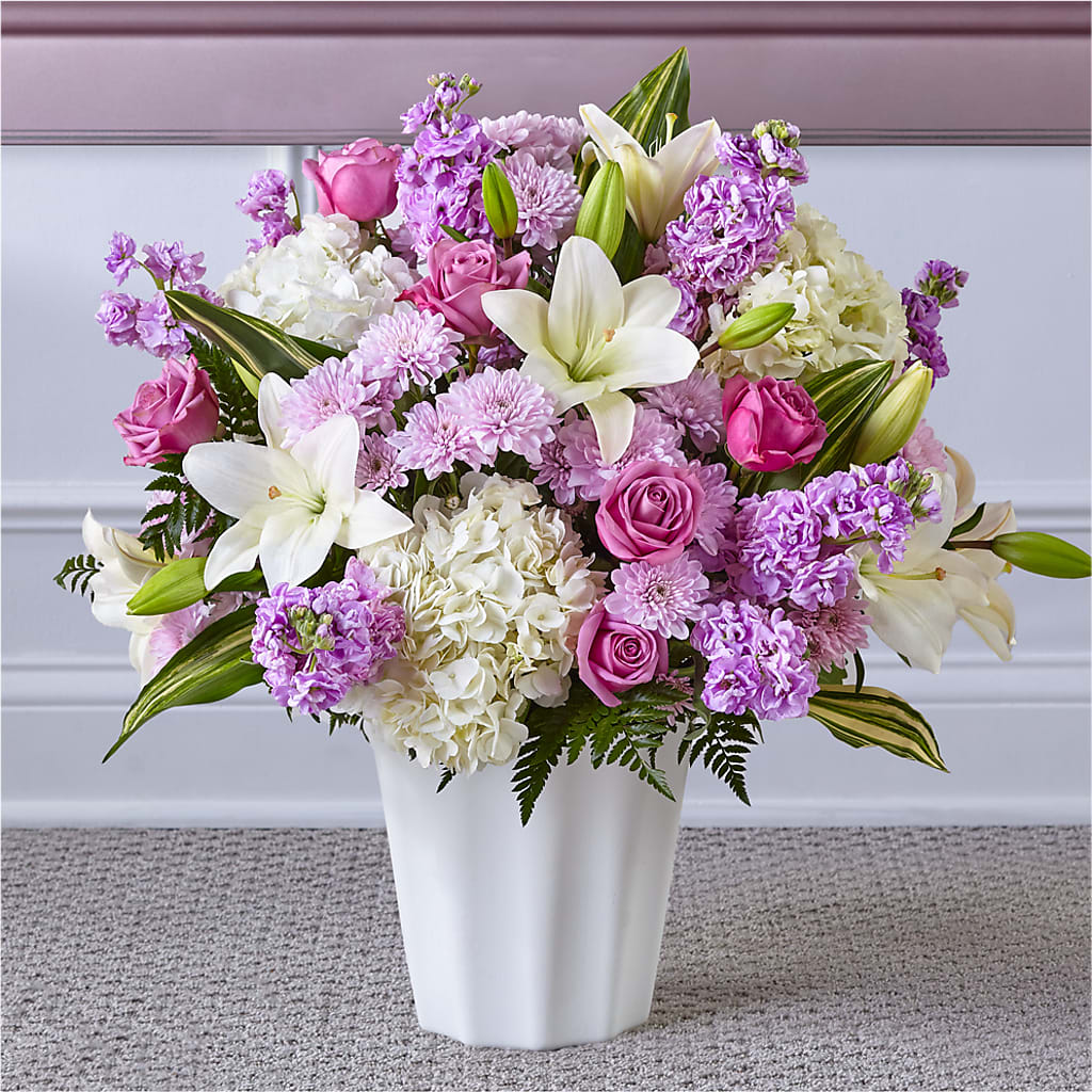 Heaven Sent Floor Basket – GEORGE'S FLOWERS, Los Angeles CA