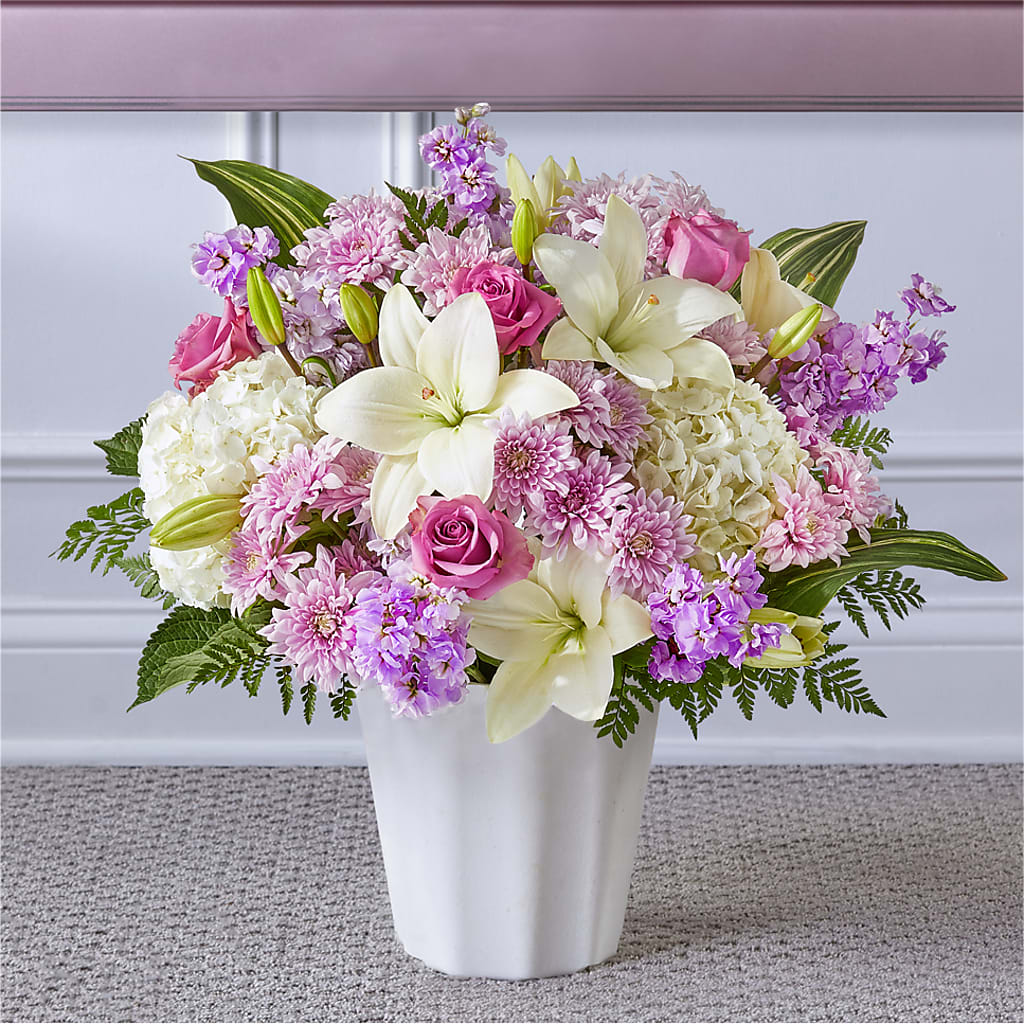 Heaven Sent Floor Basket – GEORGE'S FLOWERS, Los Angeles CA