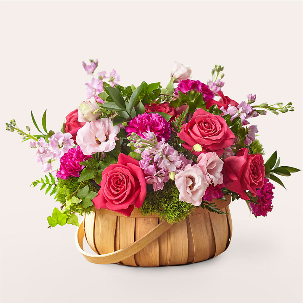 Radiance in Bloom Basket – GEORGE'S FLOWERS, Los Angeles CA
