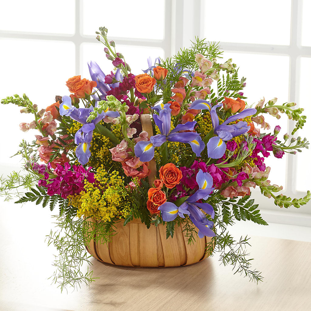 Garden of Life Basket – GEORGE'S FLOWERS, Los Angeles CA