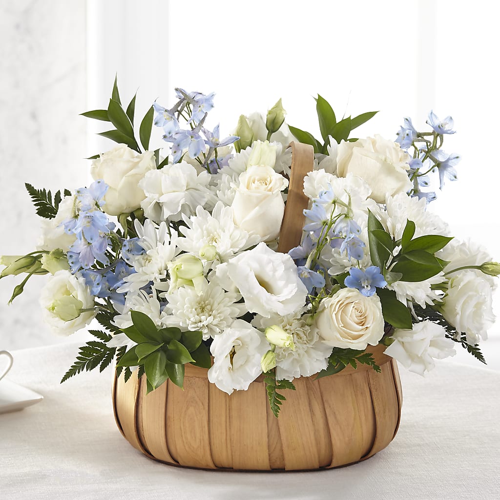 Sincerely Heartfelt Basket – GEORGE'S FLOWERS, Los Angeles CA