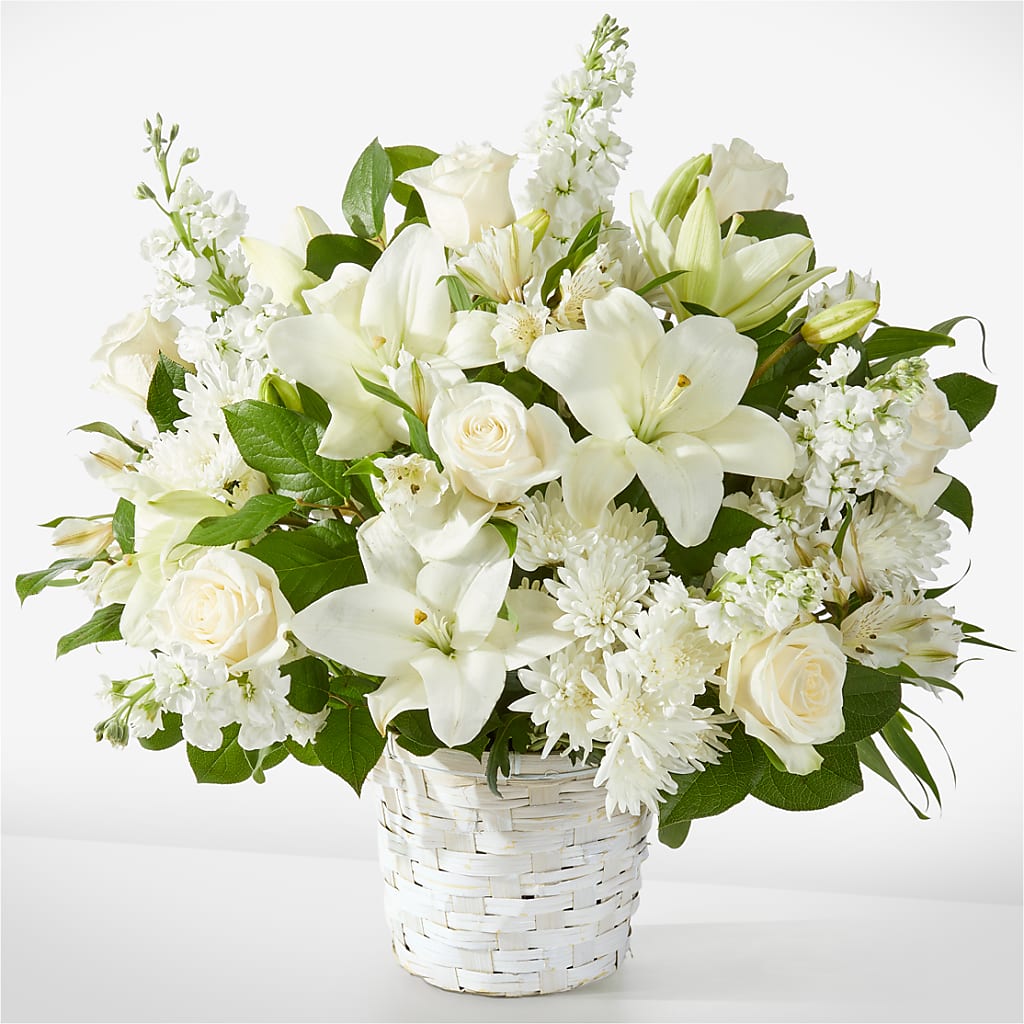 Peaceful Reflections Arrangement – GEORGE'S FLOWERS, Los Angeles CA