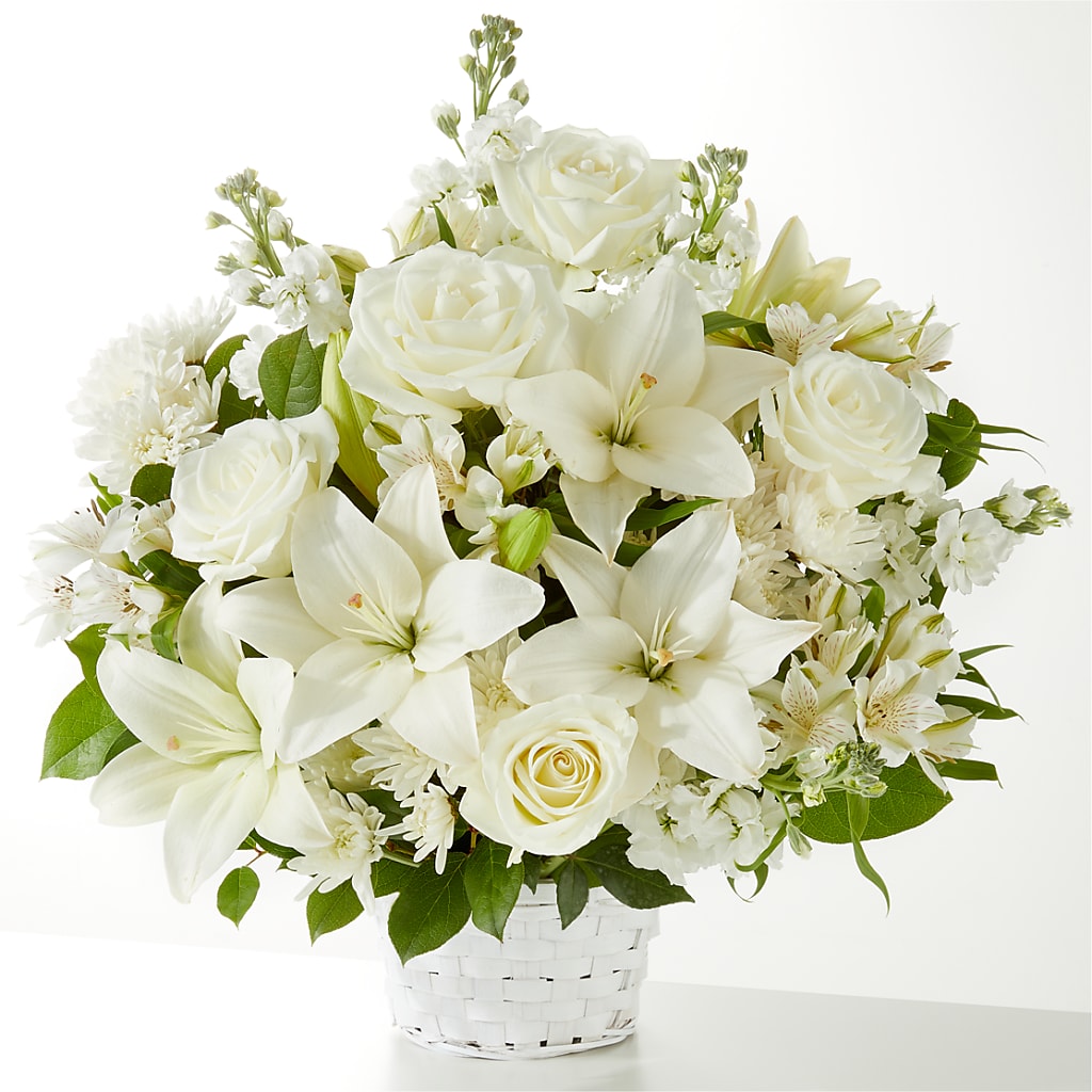 Peaceful Reflections Arrangement – GEORGE'S FLOWERS, Los Angeles CA