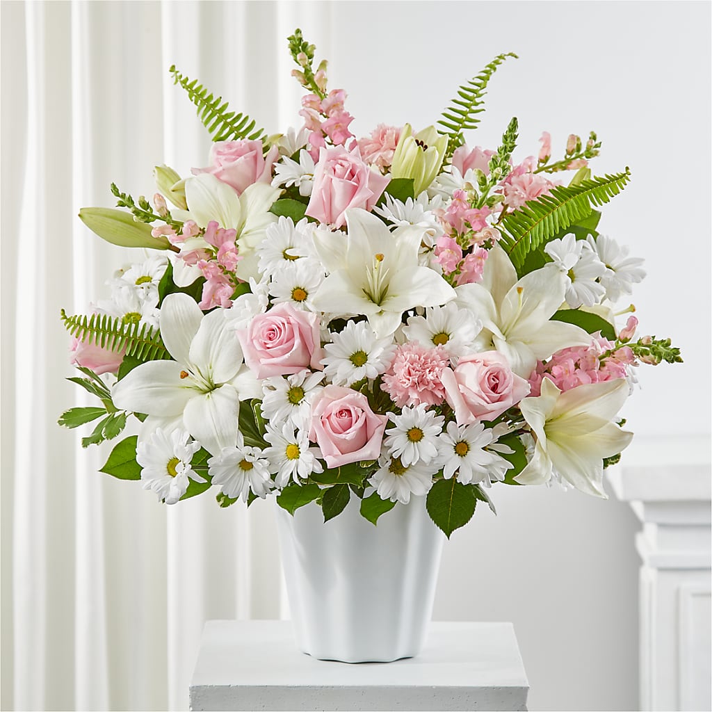 Soft Touch Tabletop Basket – GEORGE'S FLOWERS, Los Angeles CA