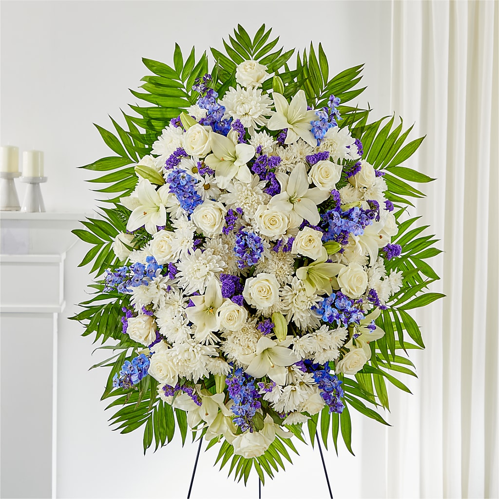 At Rest Standing Spray – GEORGE'S FLOWERS, Los Angeles CA