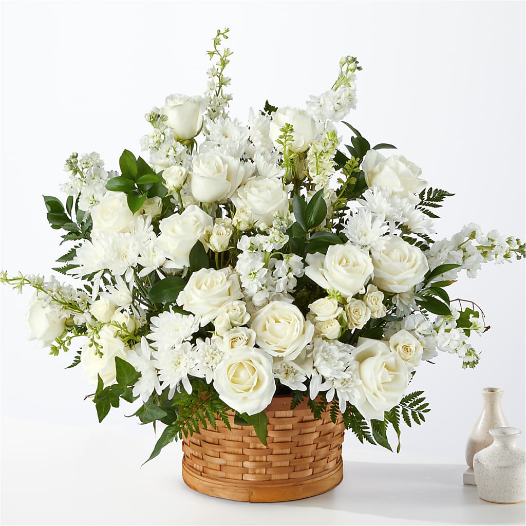 Heartfelt Condolences Arrangement – GEORGE'S FLOWERS, Los Angeles CA