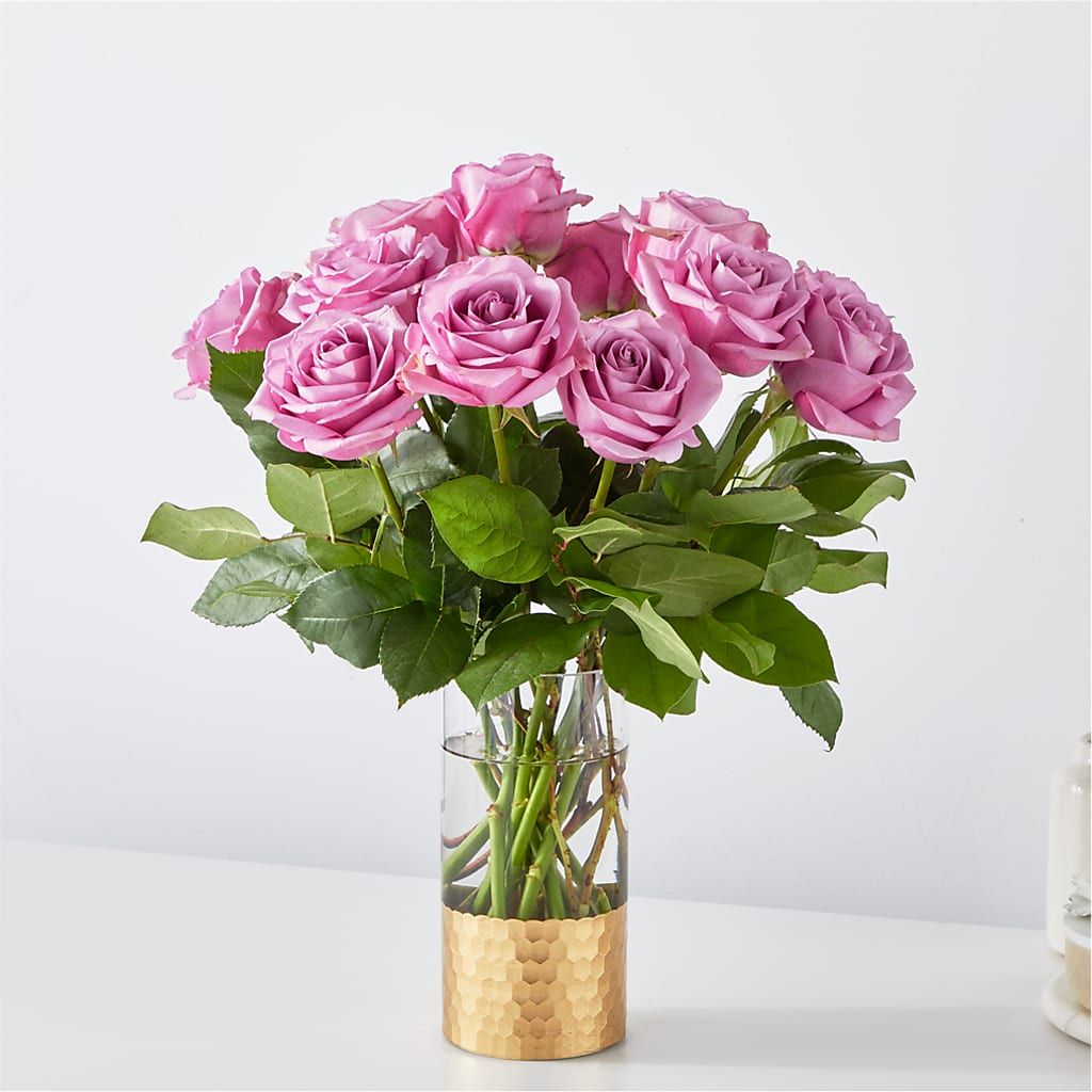 Secret Admirer Lavender Rose Bouquet – GEORGE'S FLOWERS, Los Angeles CA