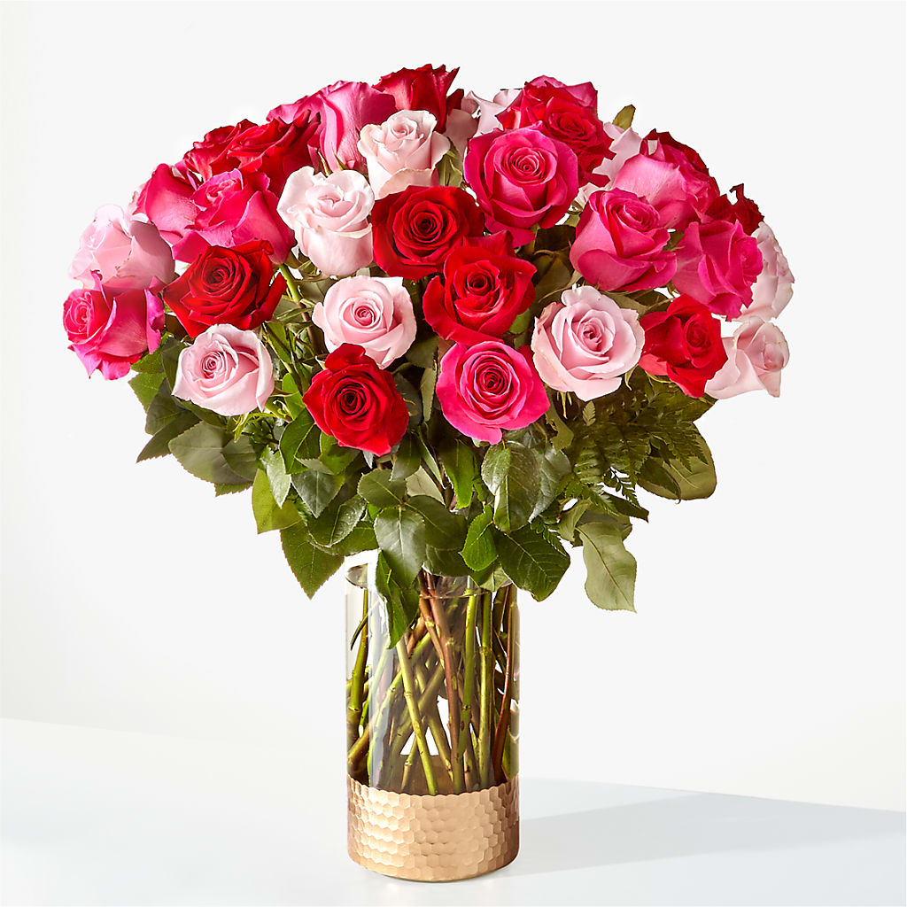 Love Notes Rose Bouquet – GEORGE'S FLOWERS, Los Angeles CA