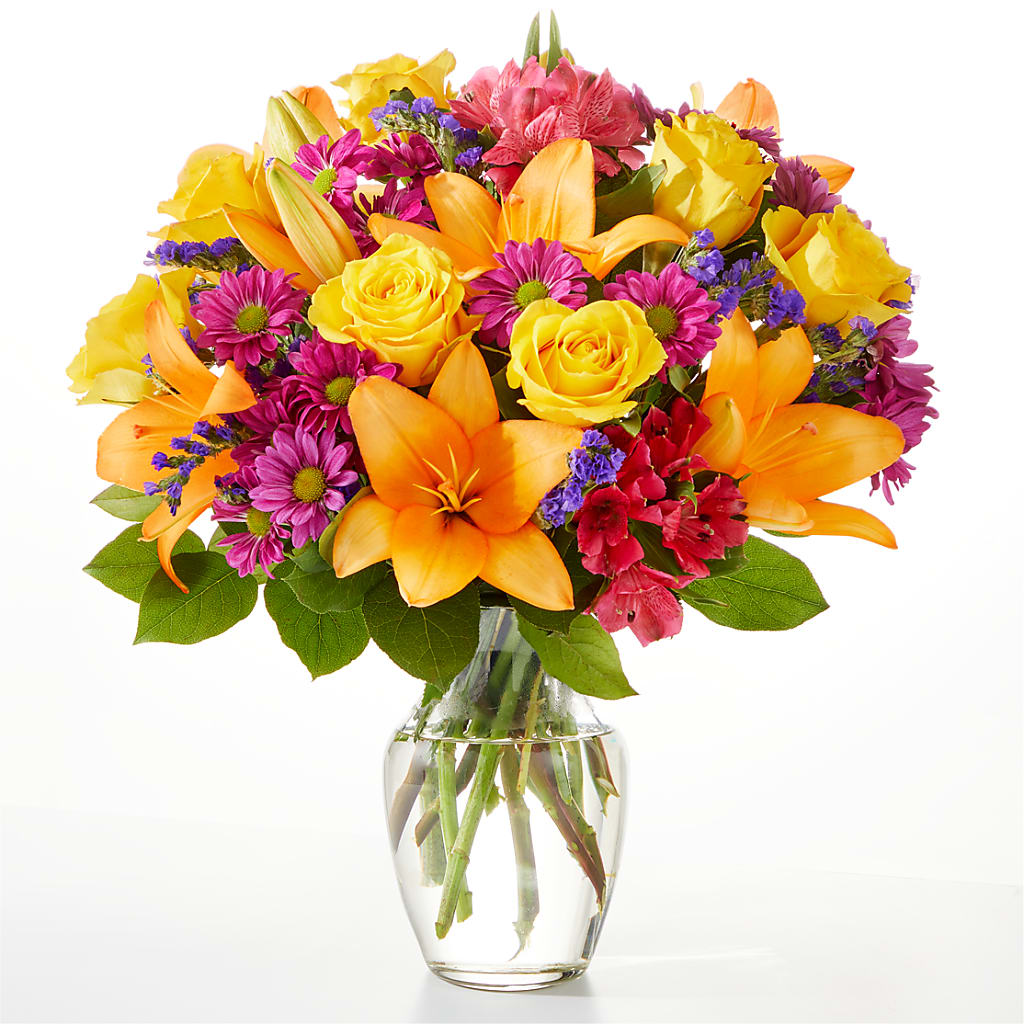 Colorful Visions Bouquet – GEORGE'S FLOWERS, Los Angeles CA