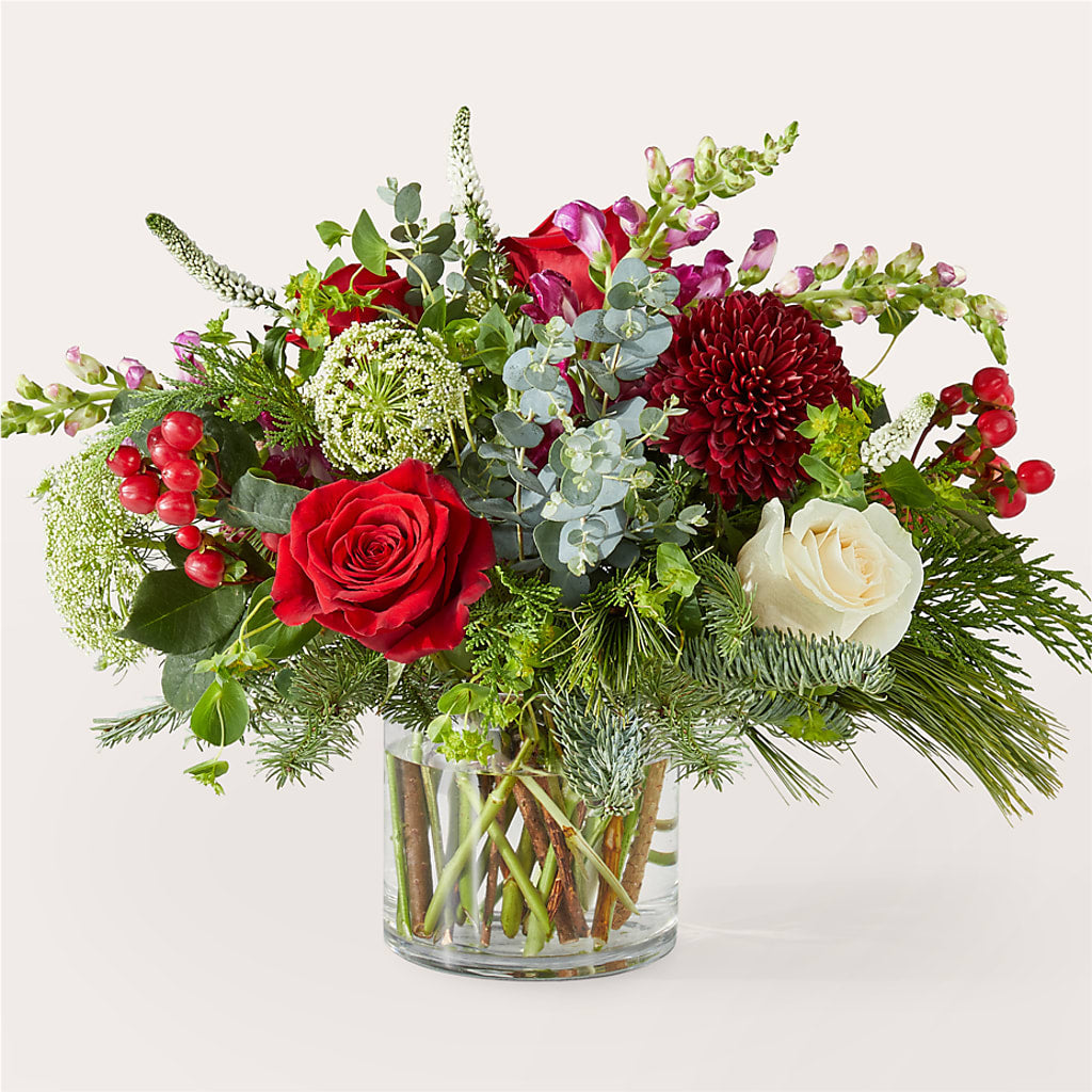 Cranberry Fizz Bouquet – GEORGE'S FLOWERS, Los Angeles CA