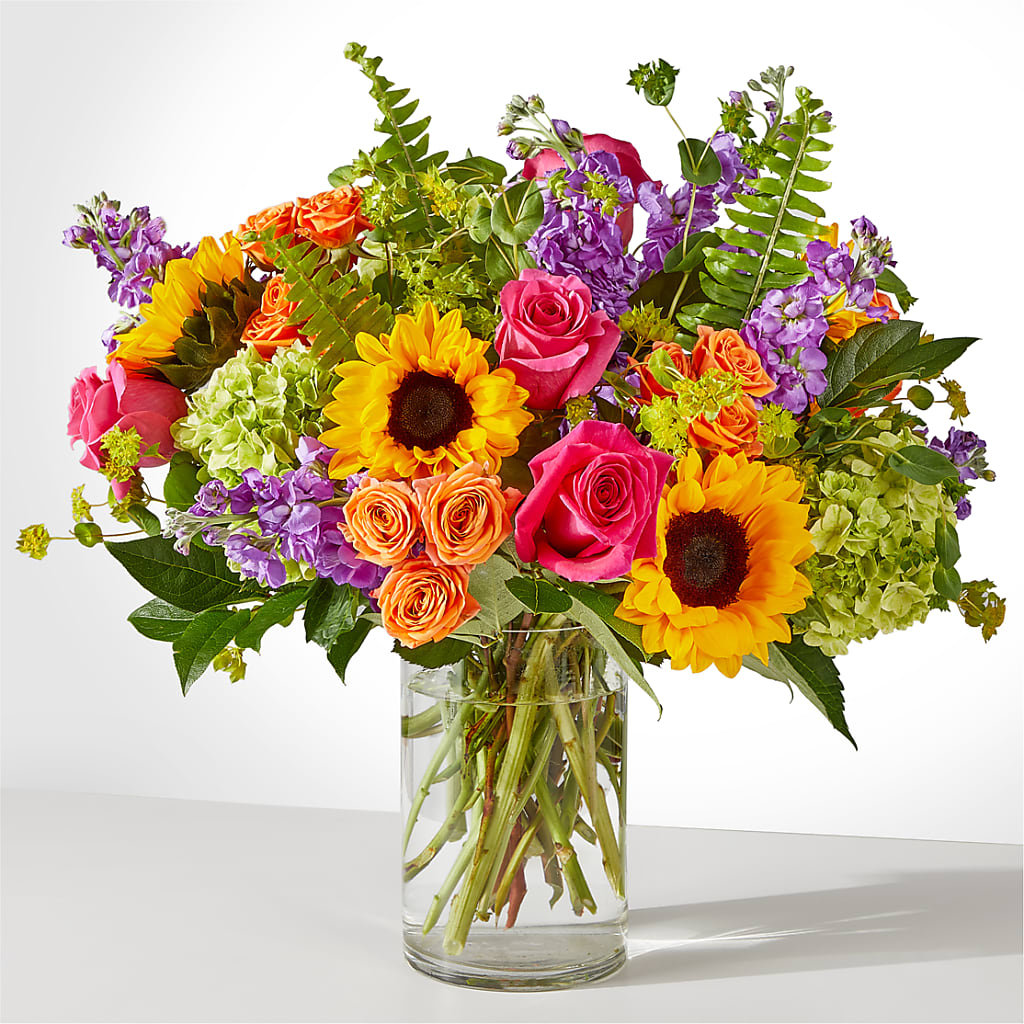 Vibrant Greetings Bouquet – GEORGE'S FLOWERS, Los Angeles CA