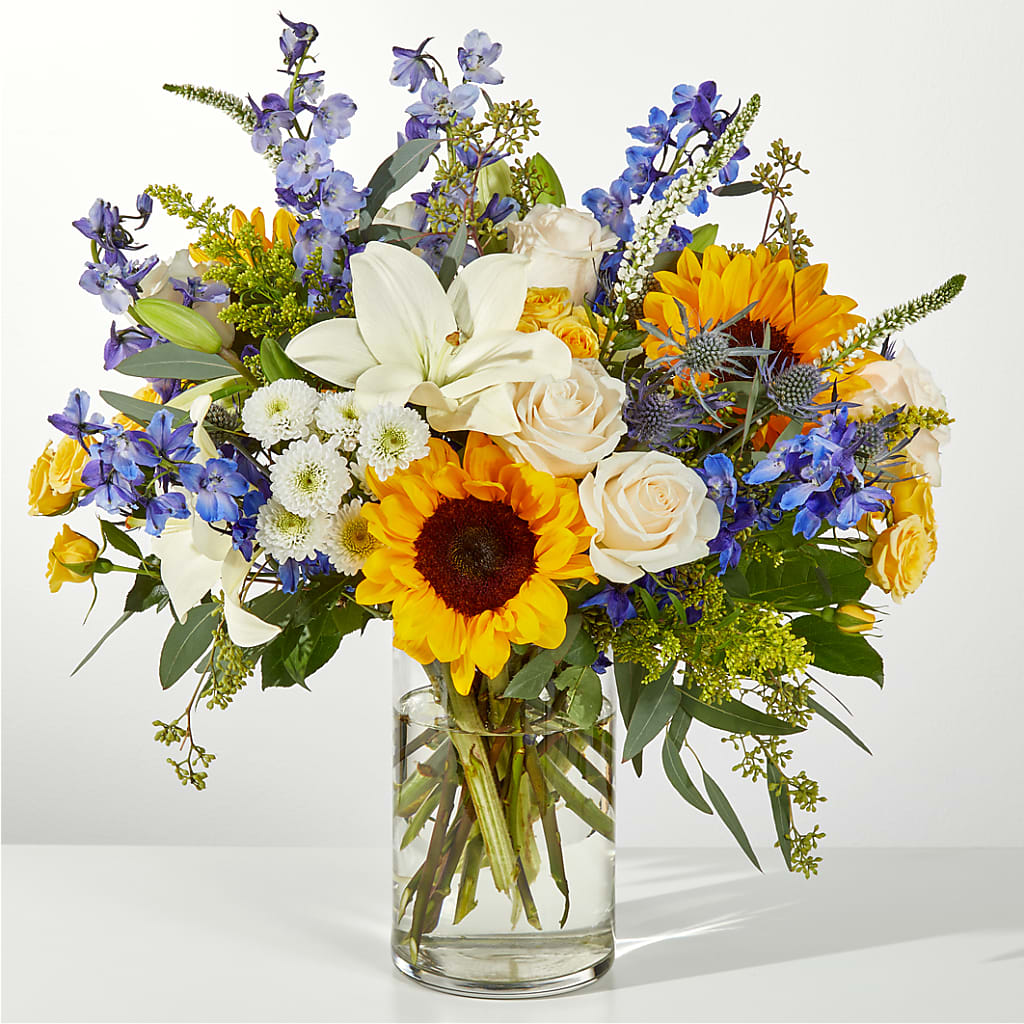 Wonderfully Sunny Bouquet – GEORGE'S FLOWERS, Los Angeles CA