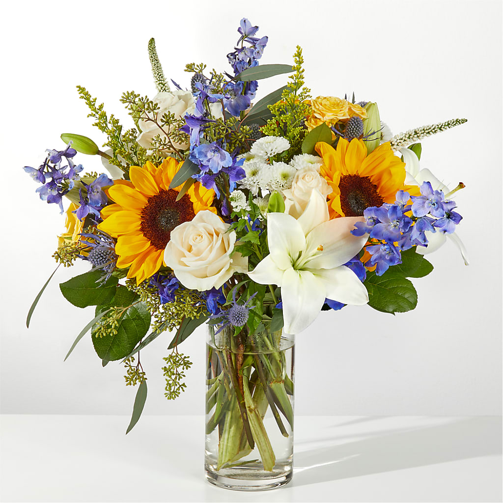 Wonderfully Sunny Bouquet – GEORGE'S FLOWERS, Los Angeles CA