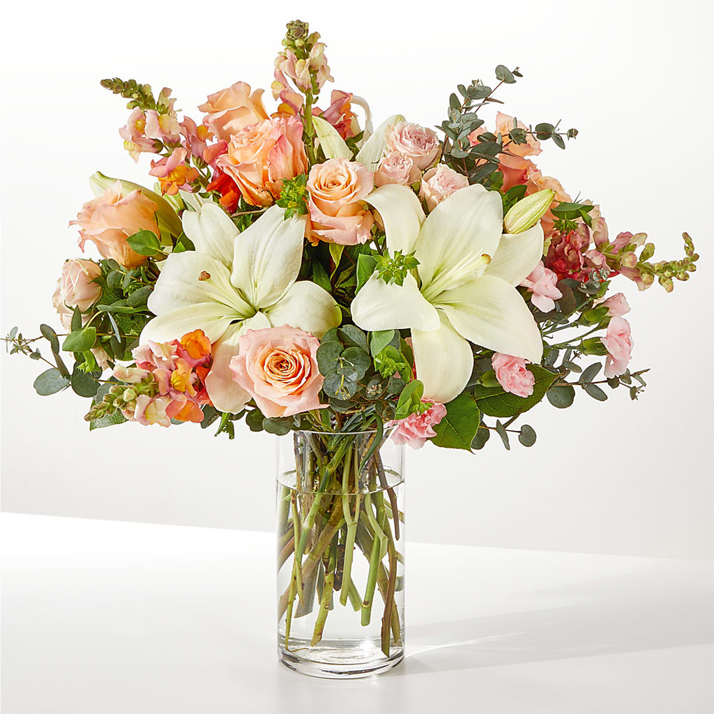 Grapefruit Splash Bouquet – GEORGE'S FLOWERS, Los Angeles CA