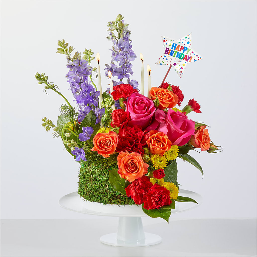 Best Year Yet Floral Cake – GEORGE'S FLOWERS, Los Angeles CA
