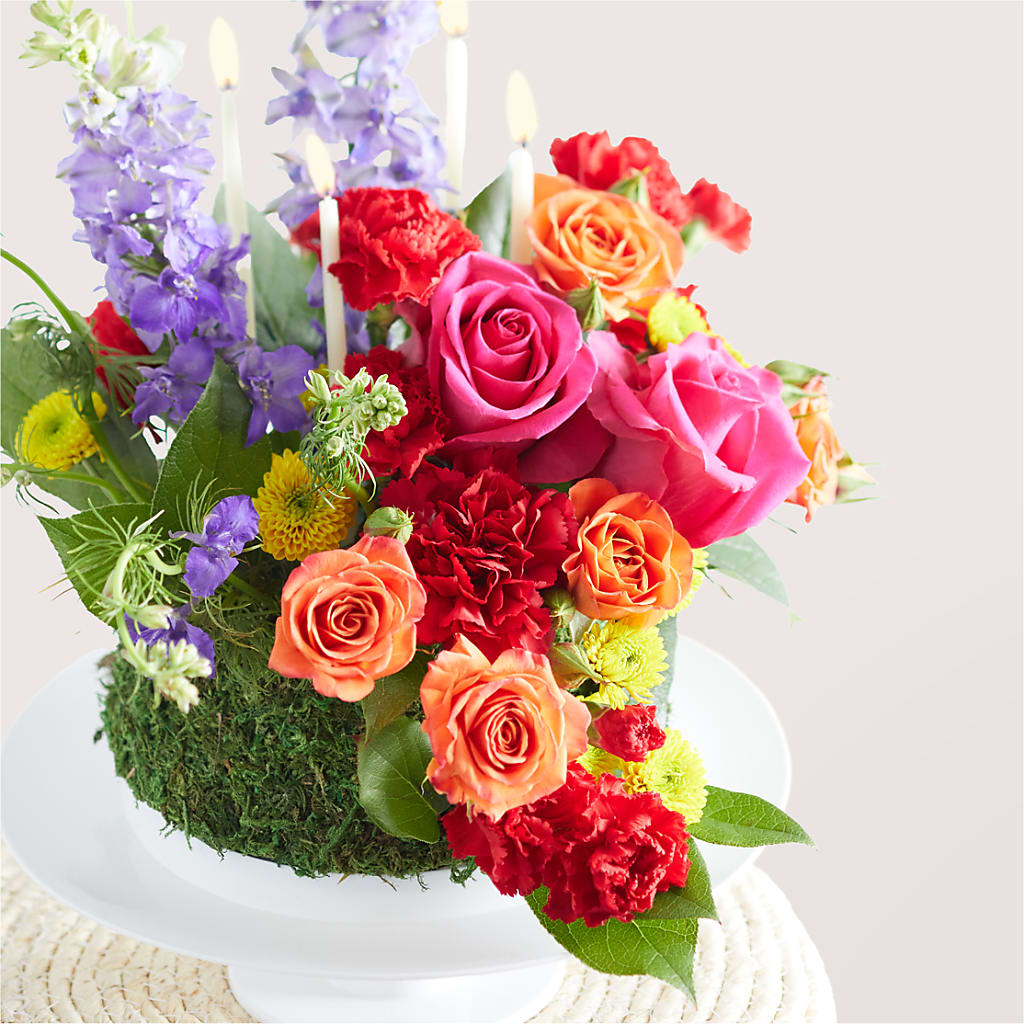 Best Year Yet Floral Cake – GEORGE'S FLOWERS, Los Angeles CA