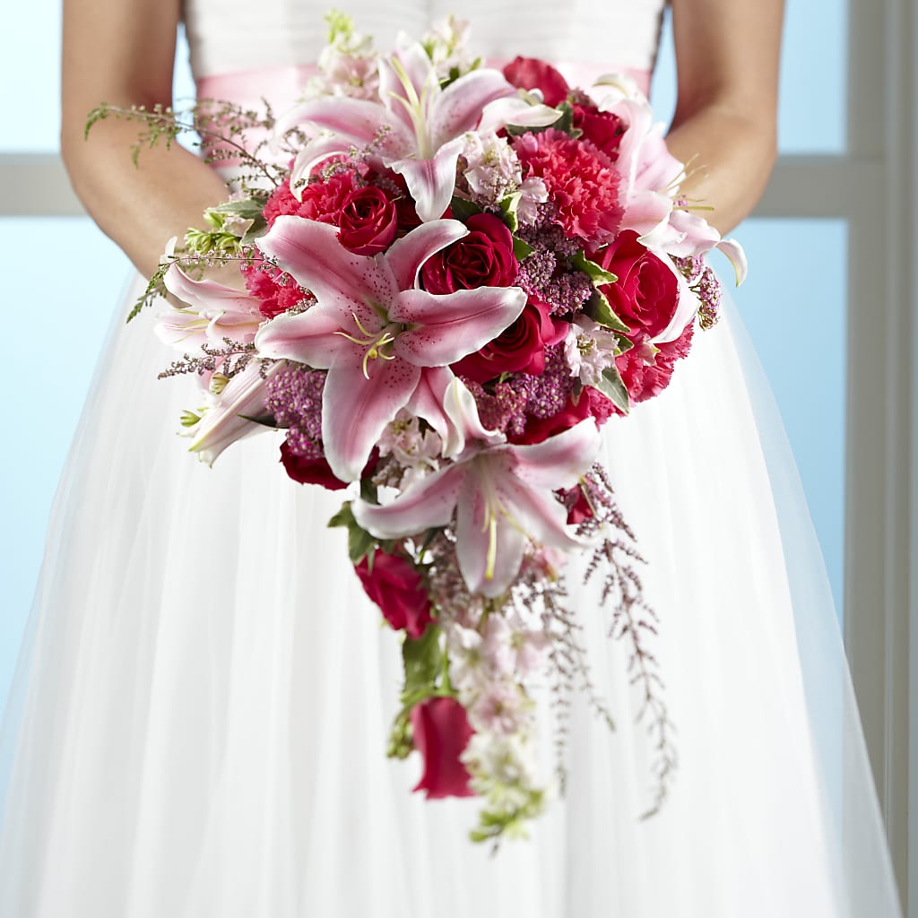 Lily & Rose Bouquet – GEORGE'S FLOWERS, Los Angeles CA