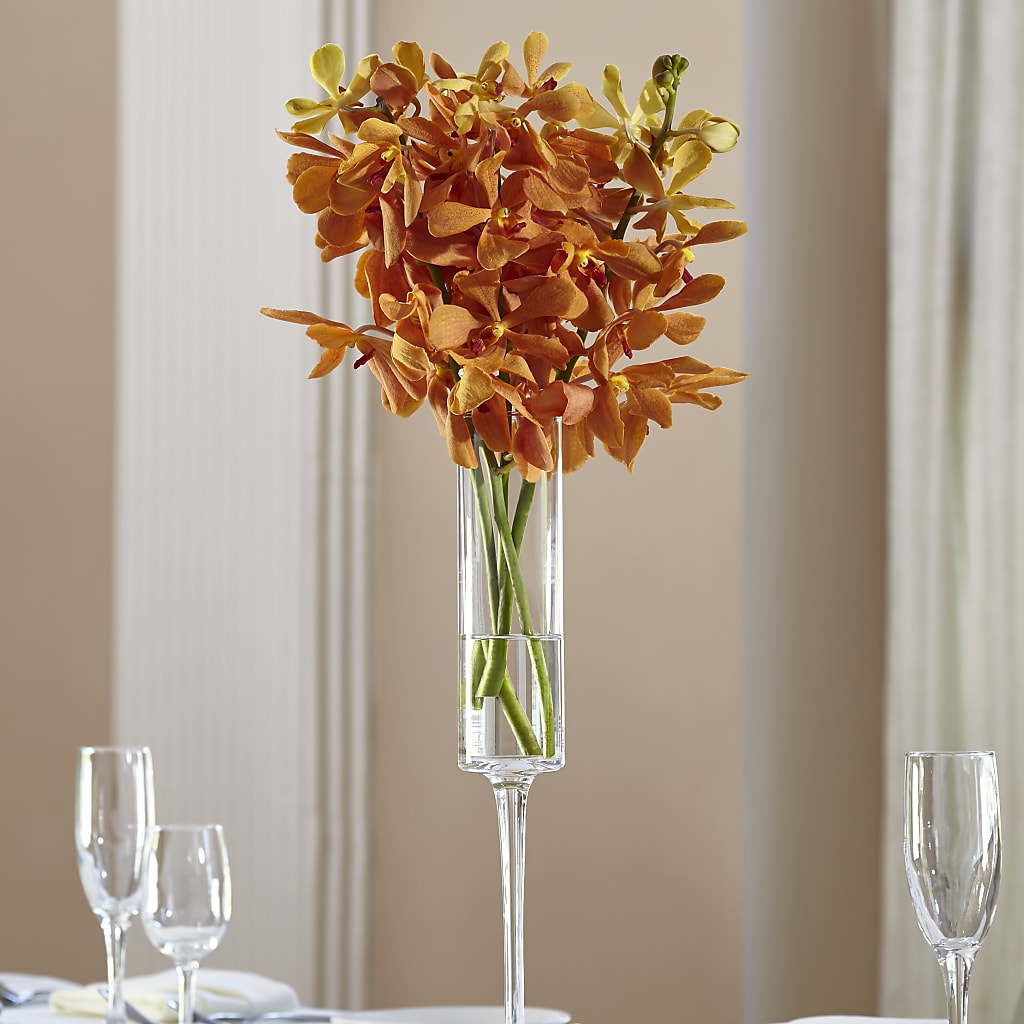 Orange Mokara Bouquet – GEORGE'S FLOWERS, Los Angeles CA