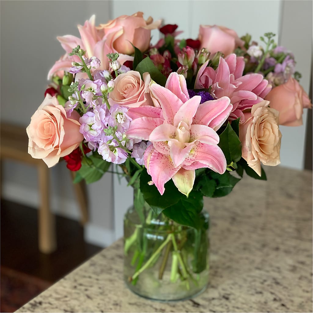 Romantique Bouquet – GEORGE'S FLOWERS, Los Angeles CA