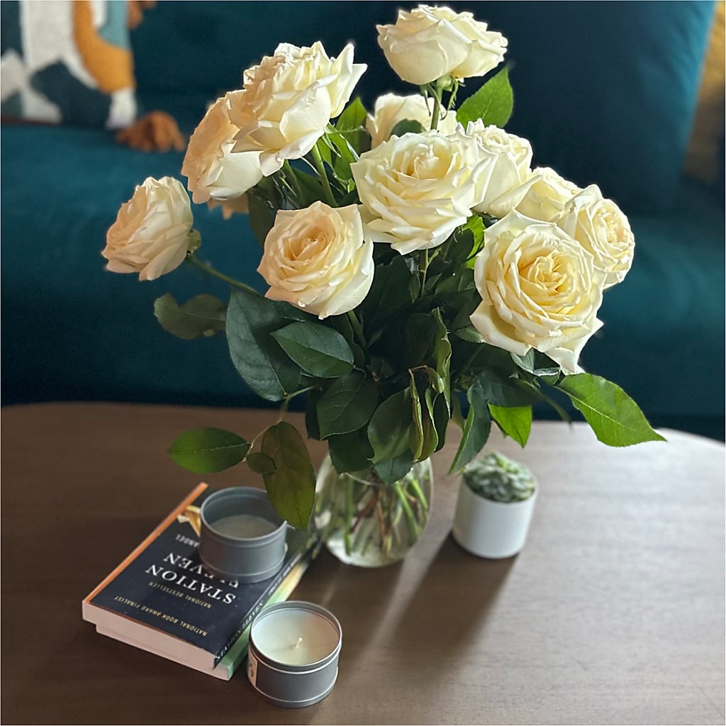 Long Stem Yellow Rose Bouquet – GEORGE'S FLOWERS, Los Angeles CA