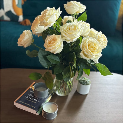 Long Stem Yellow Rose Bouquet – GEORGE'S FLOWERS, Los Angeles CA
