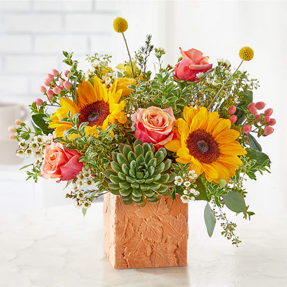 Sunflower Season Bouquet – GEORGE'S FLOWERS, Los Angeles CA