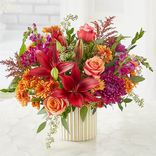 Burgundy Landscape Bouquet – GEORGE'S FLOWERS, Los Angeles CA