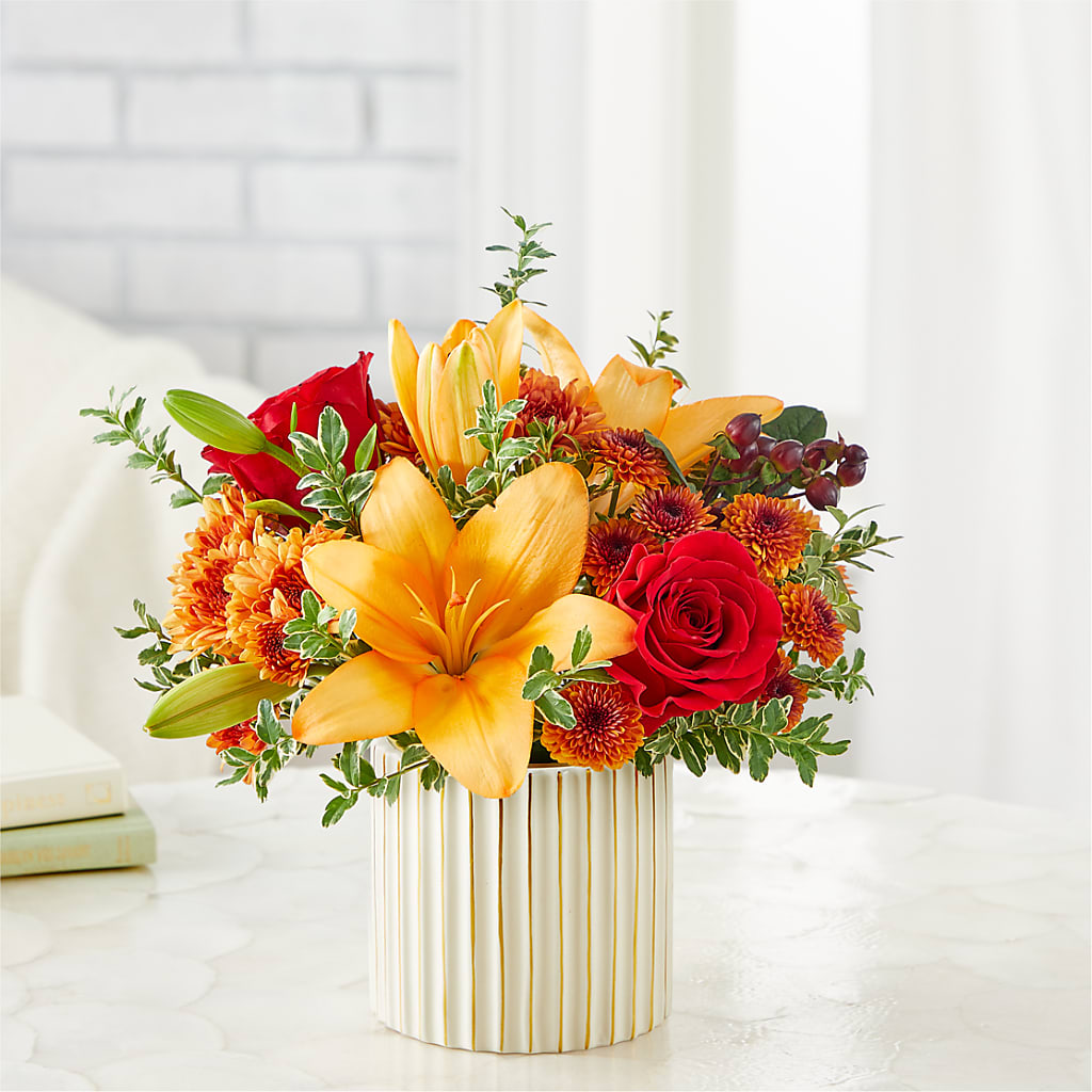 Scarlet Skies Bouquet – GEORGE'S FLOWERS, Los Angeles CA