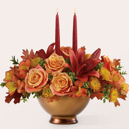 Harvest Table Centerpiece – GEORGE'S FLOWERS, Los Angeles CA