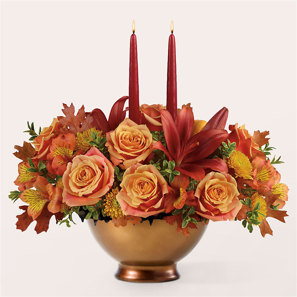 Harvest Table Centerpiece – GEORGE'S FLOWERS, Los Angeles CA