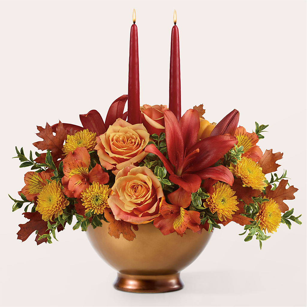 Harvest Table Centerpiece – GEORGE'S FLOWERS, Los Angeles CA