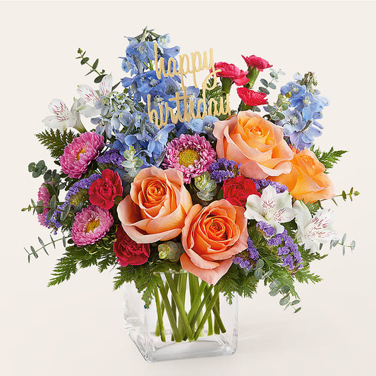 Birthday Bash Bouquet – GEORGE'S FLOWERS, Los Angeles CA