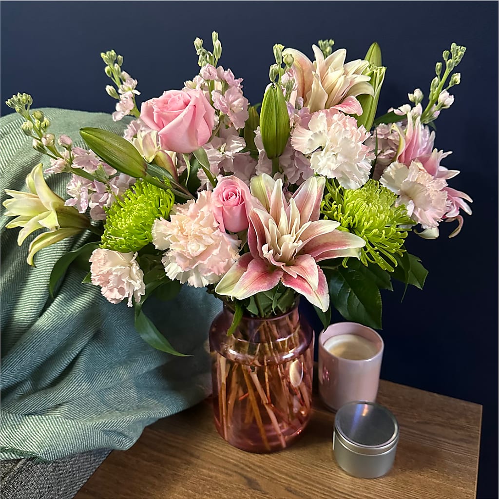 Pretty in Pink Bouquet – GEORGE'S FLOWERS, Los Angeles CA
