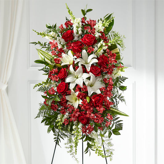 Everlasting Memory Standing Spray – GEORGE'S FLOWERS, Los Angeles CA