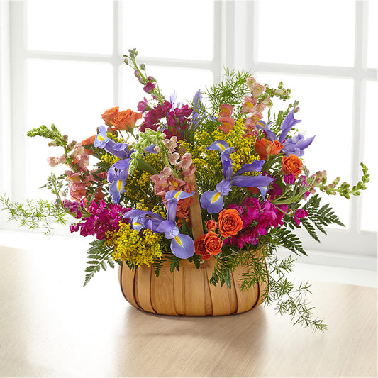 Garden of Life Basket – GEORGE'S FLOWERS, Los Angeles CA