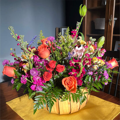 Garden of Life Basket – GEORGE'S FLOWERS, Los Angeles CA