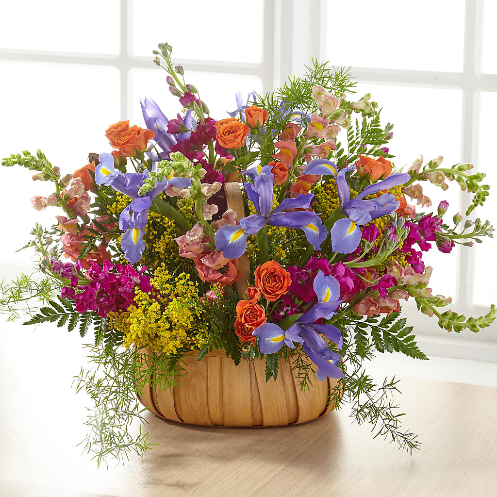 Garden of Life Basket – GEORGE'S FLOWERS, Los Angeles CA