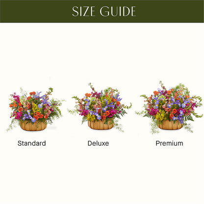 Garden of Life Basket – GEORGE'S FLOWERS, Los Angeles CA
