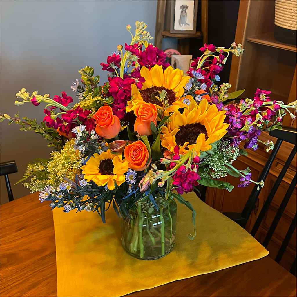 Rays of Life Bouquet – GEORGE'S FLOWERS, Los Angeles CA